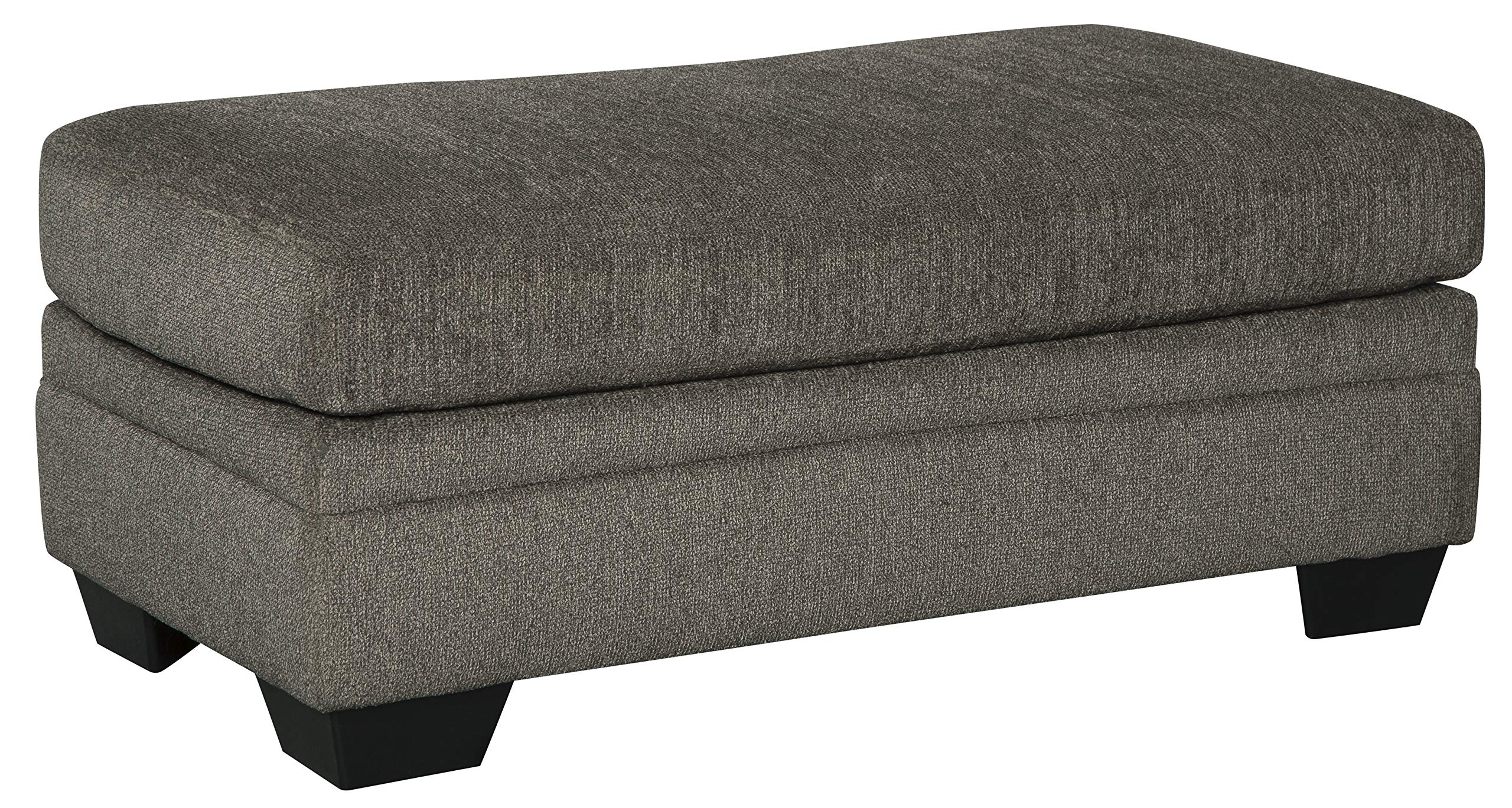 Signature Design by AshleyDorsten Contemporary Rectangular Ottoman, Gray