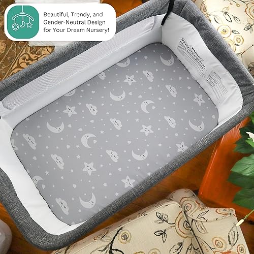 Miniatura 3 de Sábanas de moisés para Fodoss, Dream On Me Skylar, BabyBond, Delta Children, wayfong, YADAQE por TansyPanda, 3 piezas, 33 x 20 pulgadas, ultra