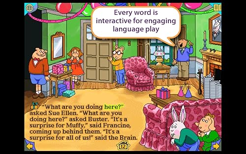 UK-Arthur's Birthday - interactive storybook in British English and French