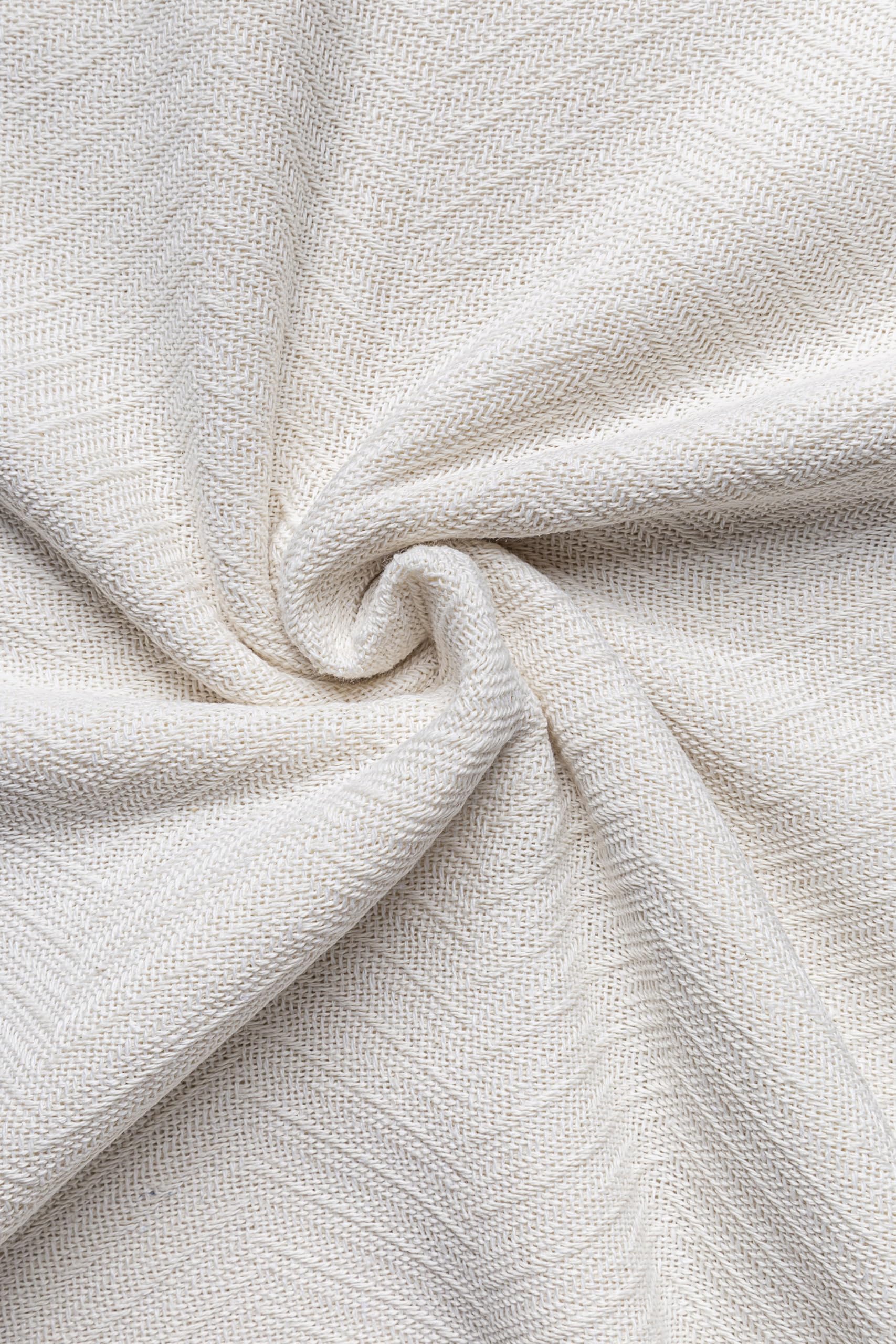 Todocama - Copriletto multiuso per divano, plaid per letto, copriletto, jarapas, prodotto in Spagna, spiga. (230x260 cm, Crema)