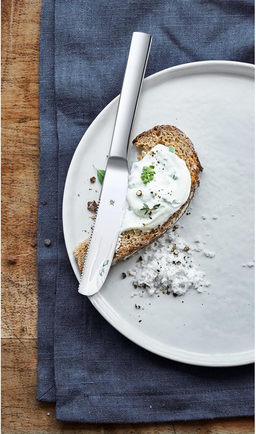 WMF Brunch Knife Set Nuova, Stainless Steel, Silver, 20 x 9 x 20 cm