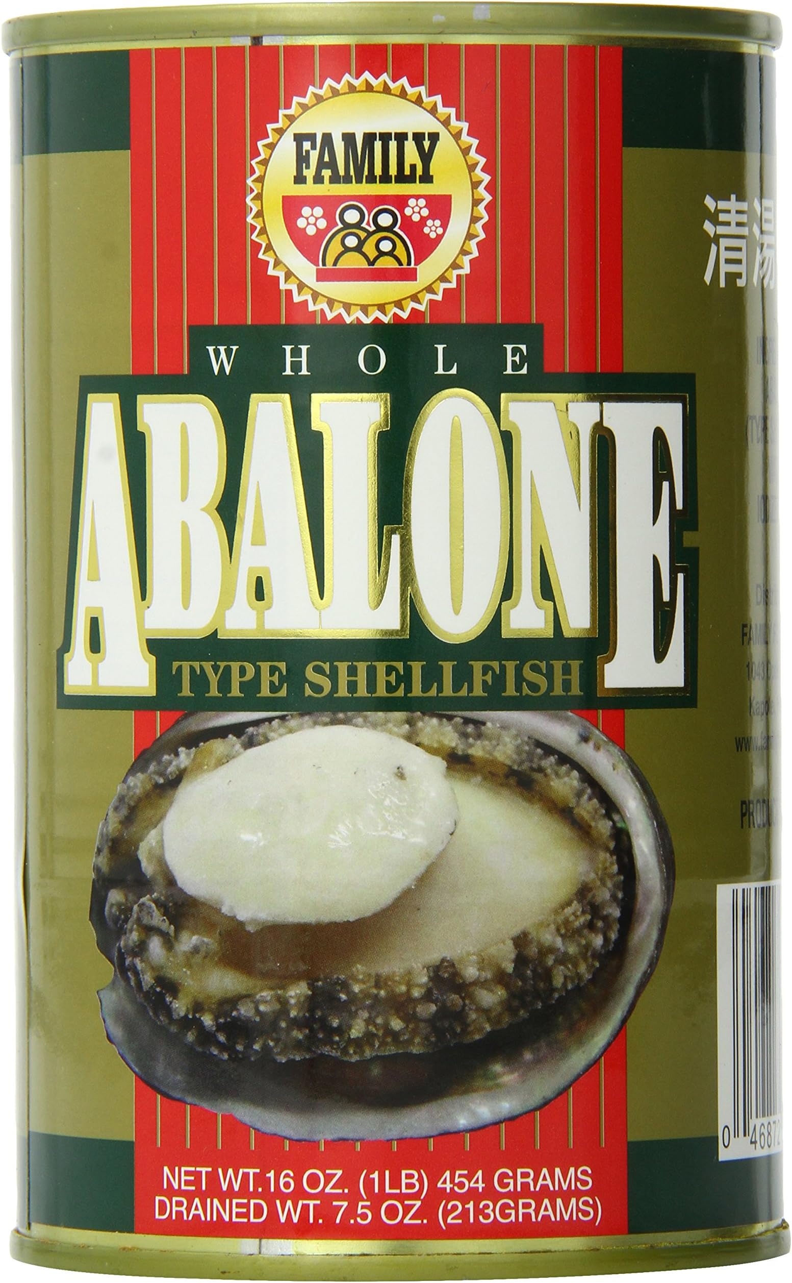 Family Whole Abalone, 16 Ounce