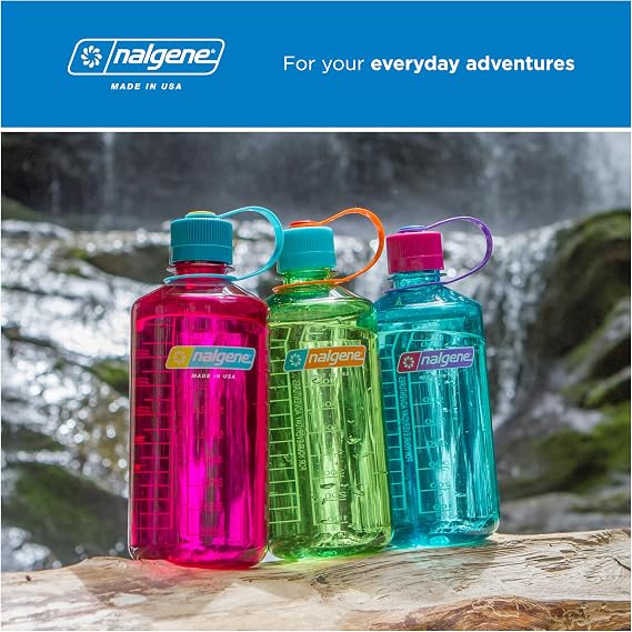 Nalgene HDPE Narrow Mouth BPA-Free Water Bottle, 32 oz