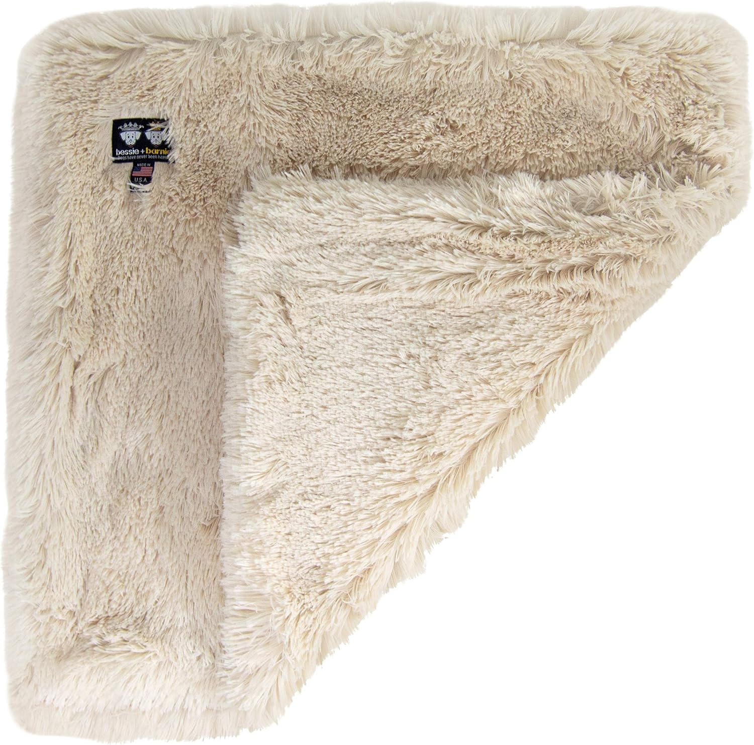 Bessie and Barnie Frosted Willow Luxury Shag Ultra Plush Faux Fur Pet, Dog, Cat, Puppy Super Soft Reversible Blanket (Multiple Sizes)