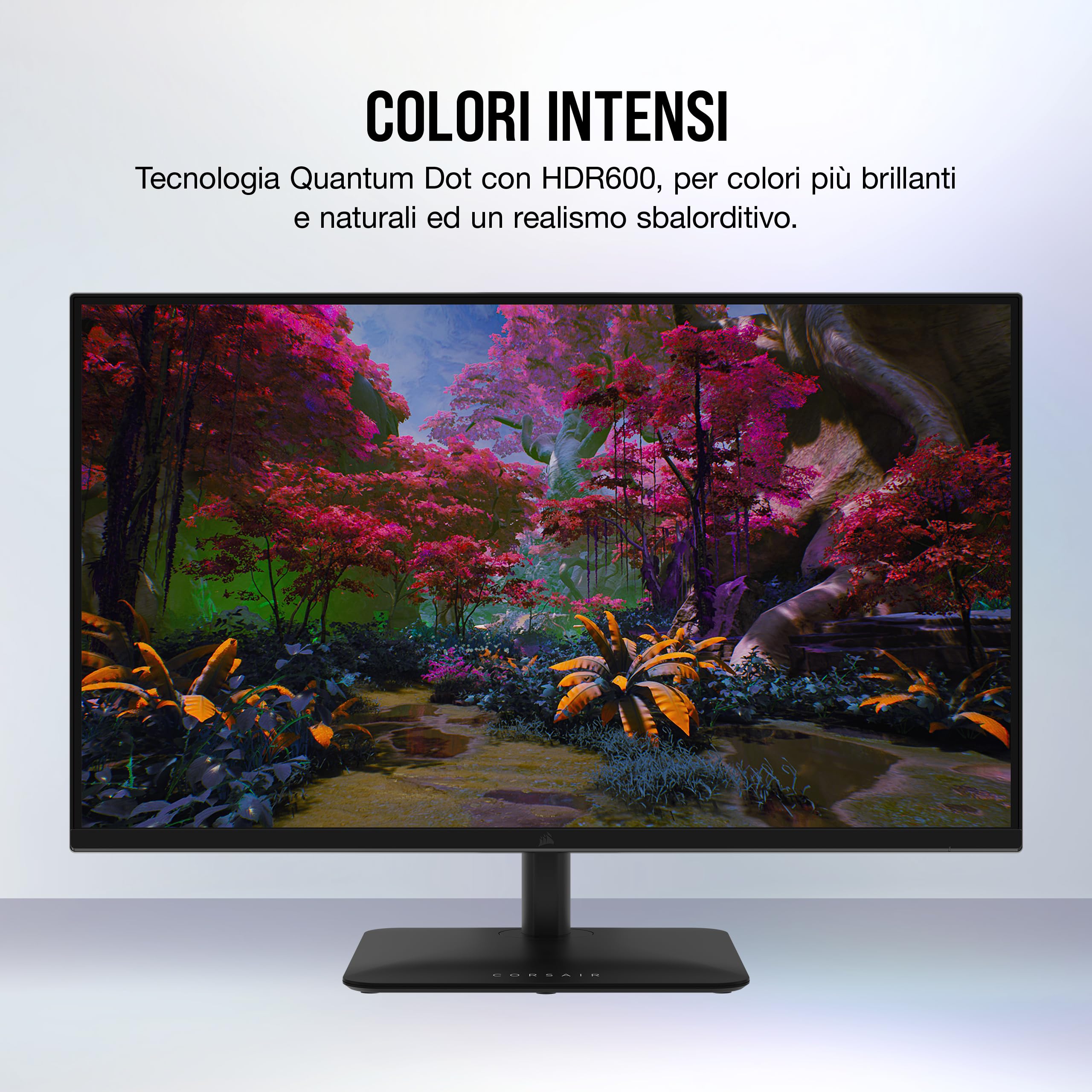 Corsair XENEON 32UHD144-A Monitor da Gioco 4K da 32 Pollici - 144Hz, IPS, 1ms, 3840 x 2160, FreeSync Premium, HDR600, DisplayPort, HDMI, Hub USB-C