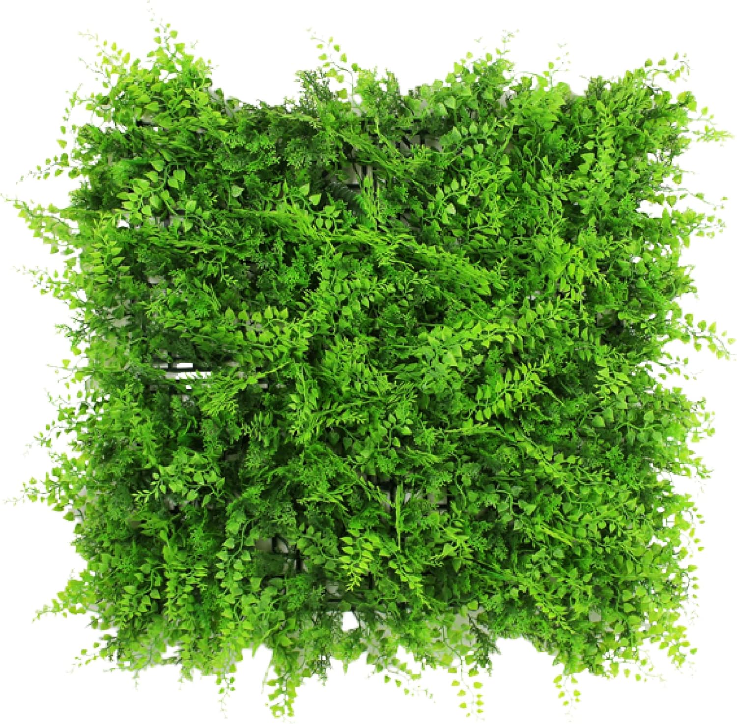 Ivy Fake Vines for Room and Patio Décor. Artificial Ivy Greenery Wall Privacy Fence Screen. Leaf Grass Decoration for Outdoor and Indoor. 12 Panels 20x20 in. (12, Green)