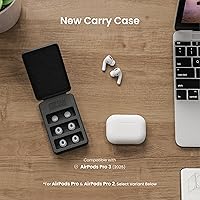 Vista 3 de Foam Masters - Almohadillas de espuma viscoelástica ultra premium para AirPods Pro de 3ª generación (2025), 3 pares, nueva versión, ajuste seguro