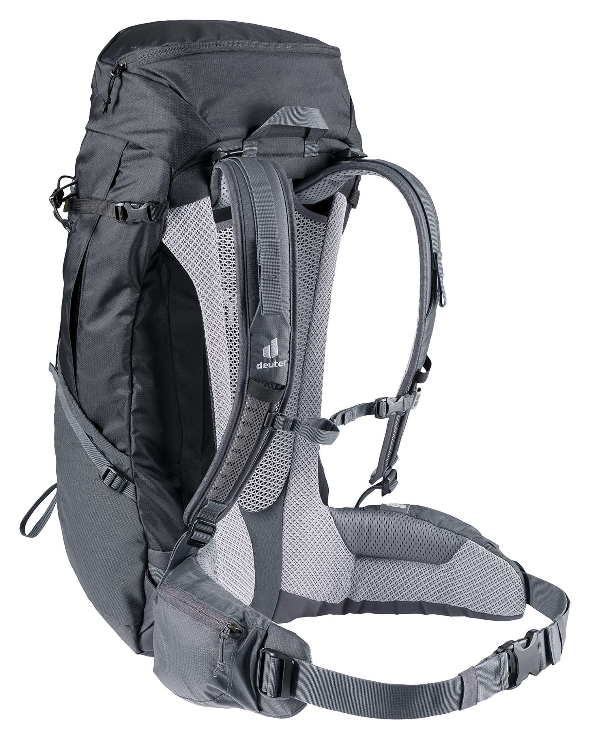 Deuter Uniseks Futura Pro 42 El 3401421 Plecak Turystyczny, Czarny-Grafitowy, 42 L