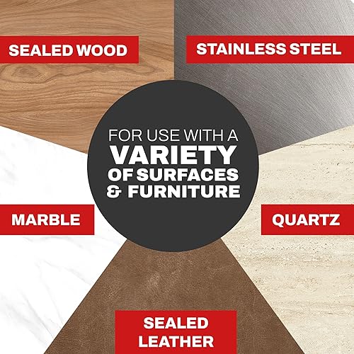 Miniatura 6 de SC Johnson Professional Promesa de pulido y brillo para muebles de madera y más, aroma a limón, 14.2 onzas líquidas, paquete de 6