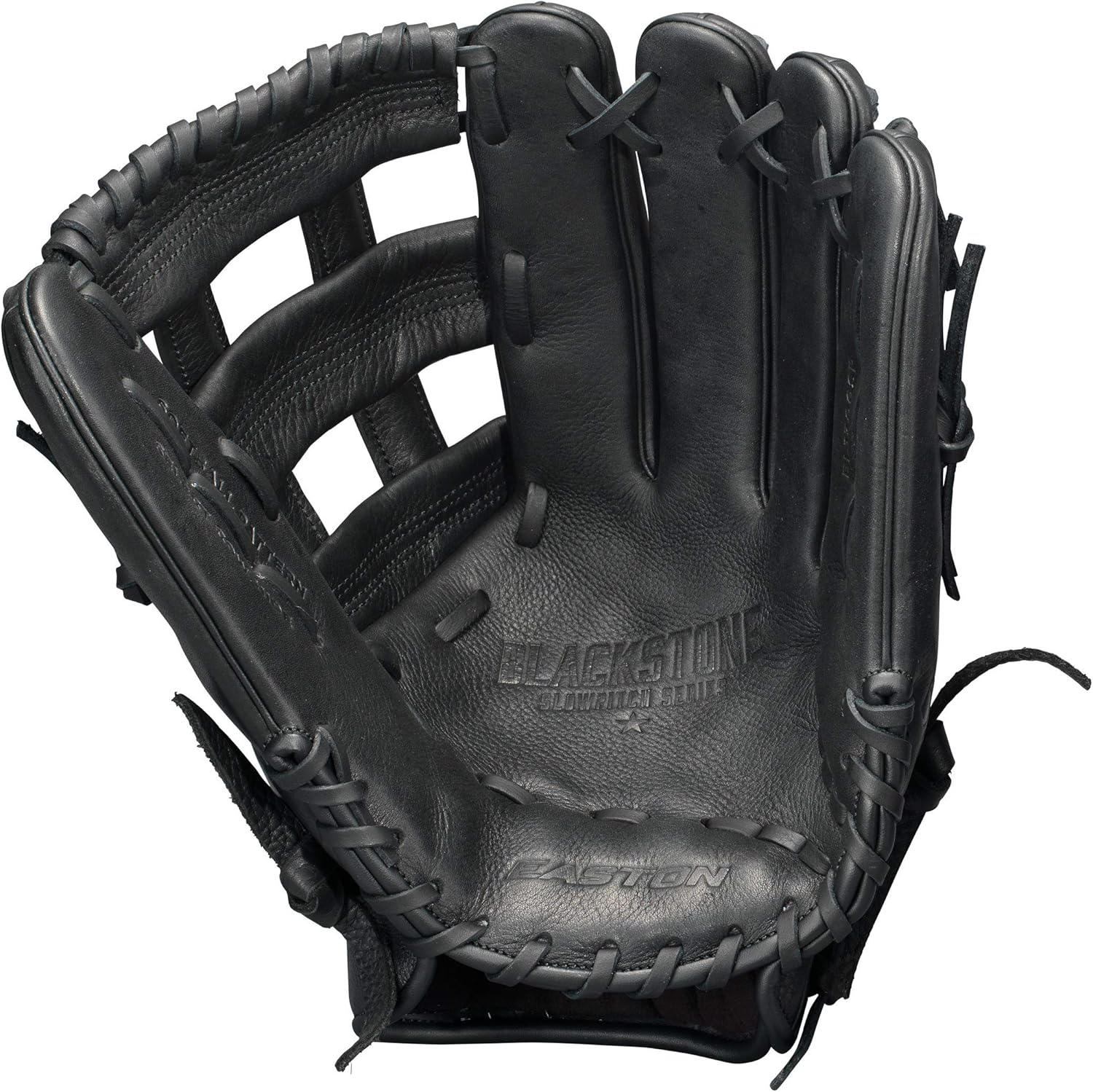 EASTON BLACKSTONE Slowpitch Softball Glove Series | 2020 | Left-Hand Throw | 13" | All Position Glove | H Web | Select Cowhide Leather | Supple Leather Palm + Lining | Deep Pocket | BL1300SP : Sports & Outdoors