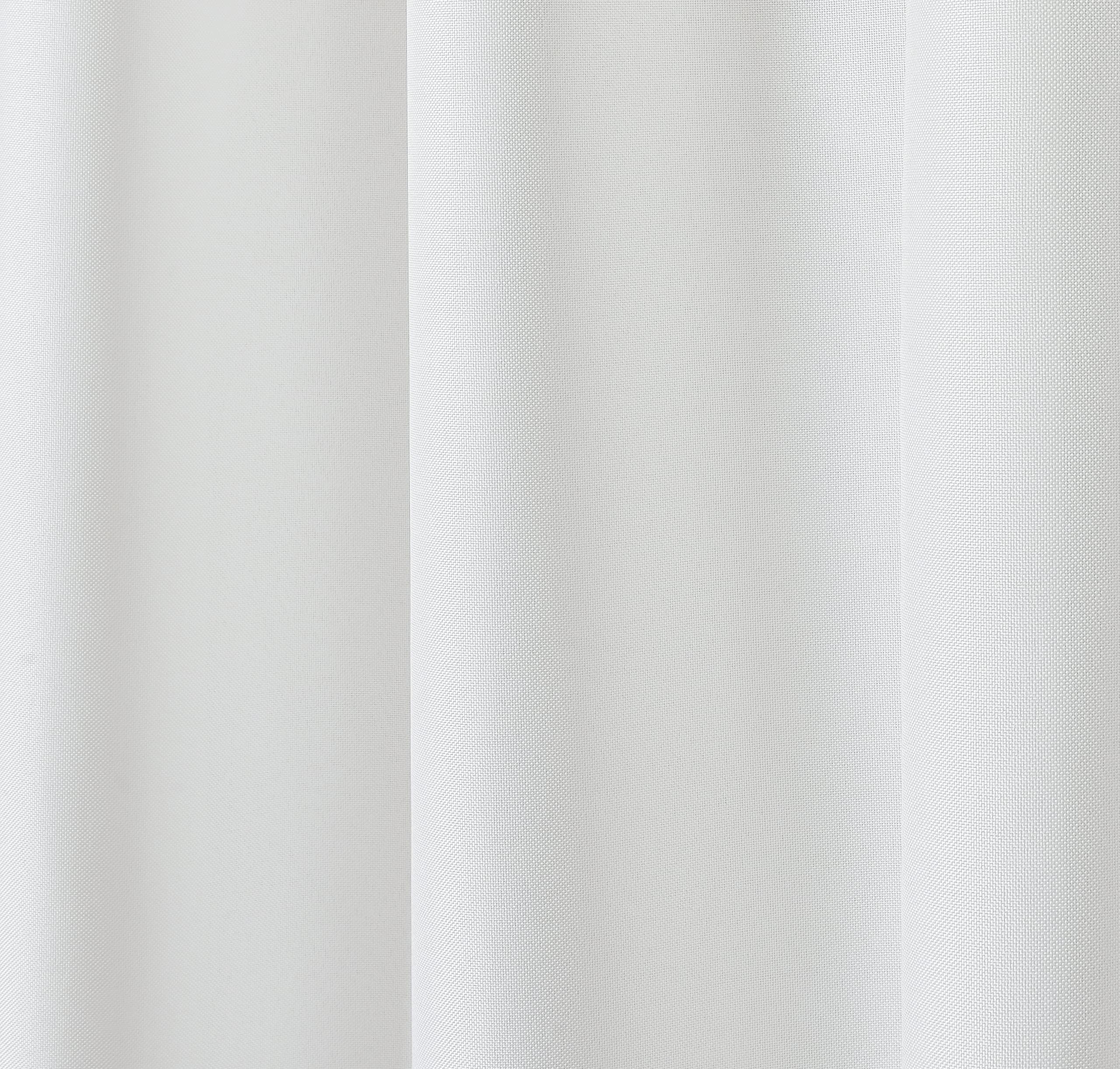 Elbersdrucke Lino 00 Eyelet Curtain White Opaque 255 x 140 cm 201425 Curtain for Living Room Bedroom Kitchen Hallway Children's Room - Image 3