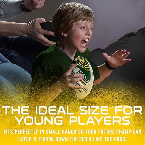 Miniatura 5 de Franklin Sports NCAA Football - Mini fútbol juvenil - Fútbol de 8.5 pulgadas, textura de fácil agarre, perfecto para niños