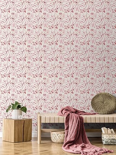 Miniatura 6 de Surface Style - Papel tapiz para despegar y pegar, papel tapiz caprichoso para dormitorio, tocador, cocina, vinilo, cobertura de 30.75 pies