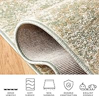 Vista 9 de SAFAVIEH Adirondack Collection Area Rug - 9' x 12', Ivory & Sage, Modern Abstract Design, Non-Shedding & Easy Care, Ideal for High Traffic Areas in