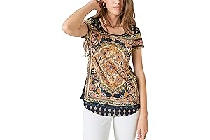 Lucky Brand Womens Persian Carpet Tee