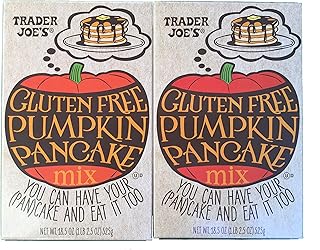 Trader Joes Gluten Free Pumpkin Pancake Mix - 18.5oz (Pack of 2)