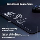 ASUS ROG Sheath II XXL Gaming Mouse Pad – 35.4” x 15.7”, Advanced Cooling Fabric, 1.5X Smoother Textile-Weave Surface, Flat-Stitched Durable Edges, Non-Slip Base - Black - 3
