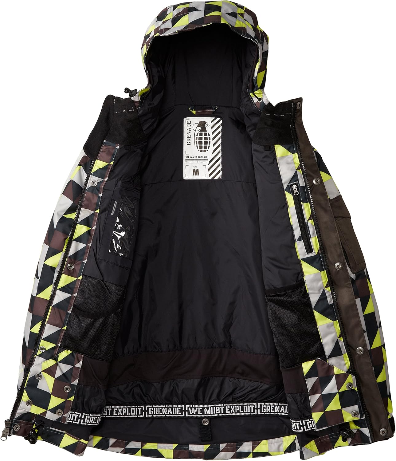 Grenade Boys G-Squared Jacket, Small, Lime