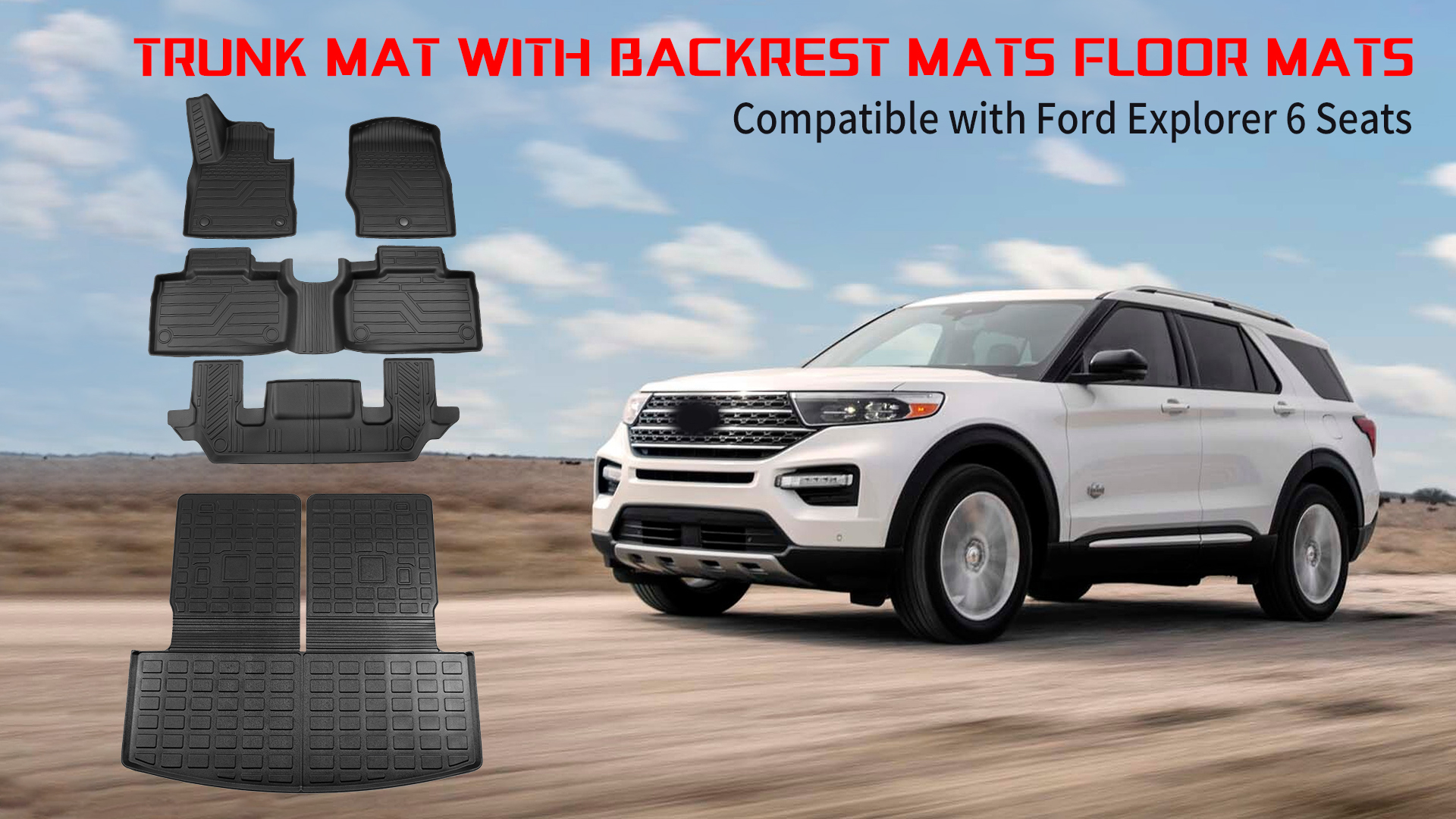 Aazon.co: Thinzyou Cargo At Copatible With 2020-2024 Ford Escape Trunk At Cargo Liner Trunk - View #11