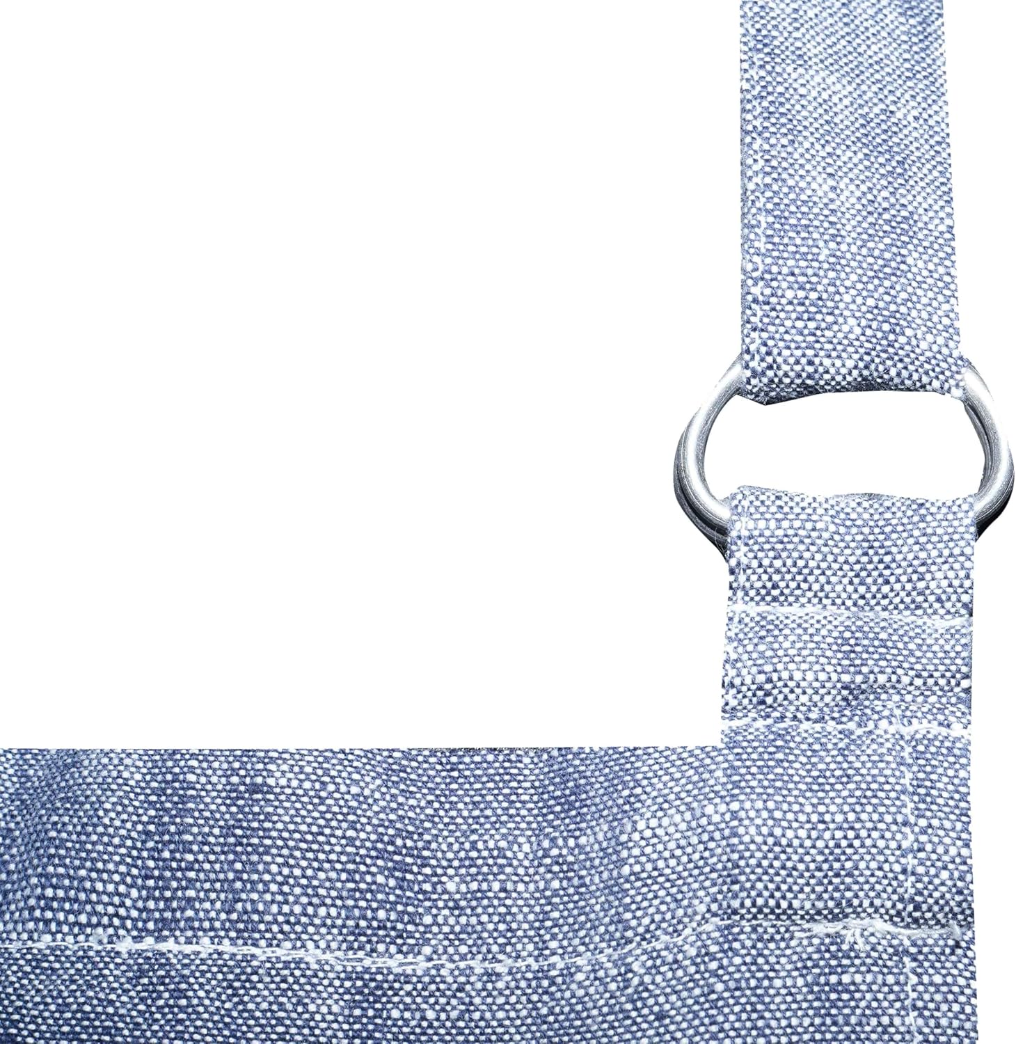 100% Cotton Chambray Apron with Pocket and Adjustable Neck with Long Ties Apron 25" X 31" for Women Men Chef Cooking, Baking, Gardening, Blue - Image 3