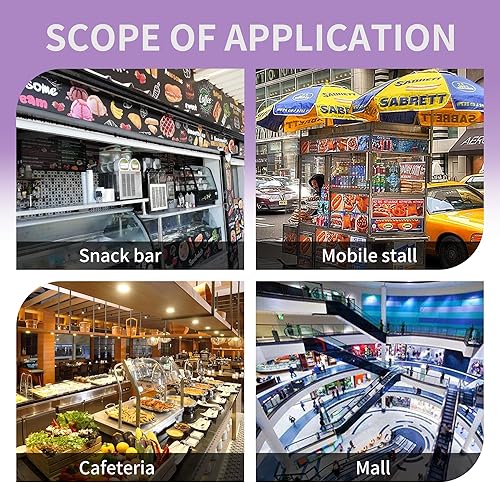 Miniatura 6 de Yovtekc - Máquina comercial de gofres de abulón, 5 unidades con forma de vagina con platos extraíbles, máquina de hornear de hierro antiadherente