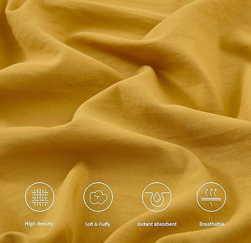 Miniatura 4 de Chezmoi Collection - Juego de sábanas Queen de microfibra cepillada, 4 piezas, lavado suave, resistente a las arrugas y la decoloración, bolsillos