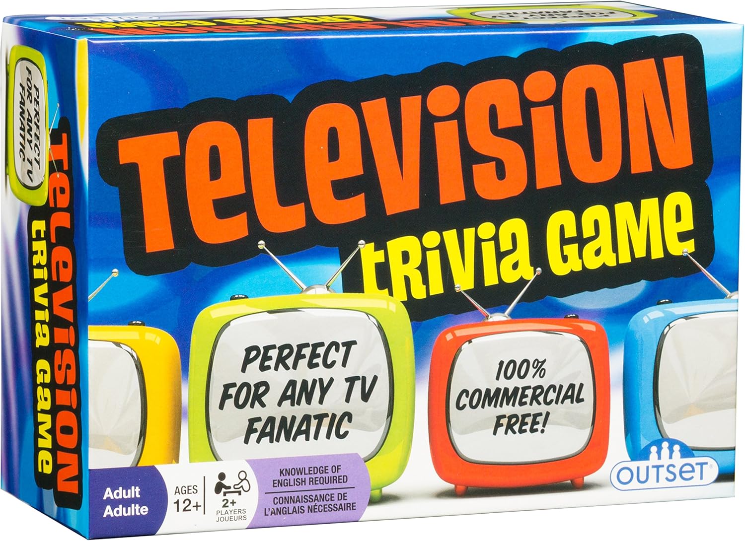 Television Trivia Game - Features 220 Cards with Over 800 Fun Questions - Perfect For Any TV Fanatic - Ages 12+