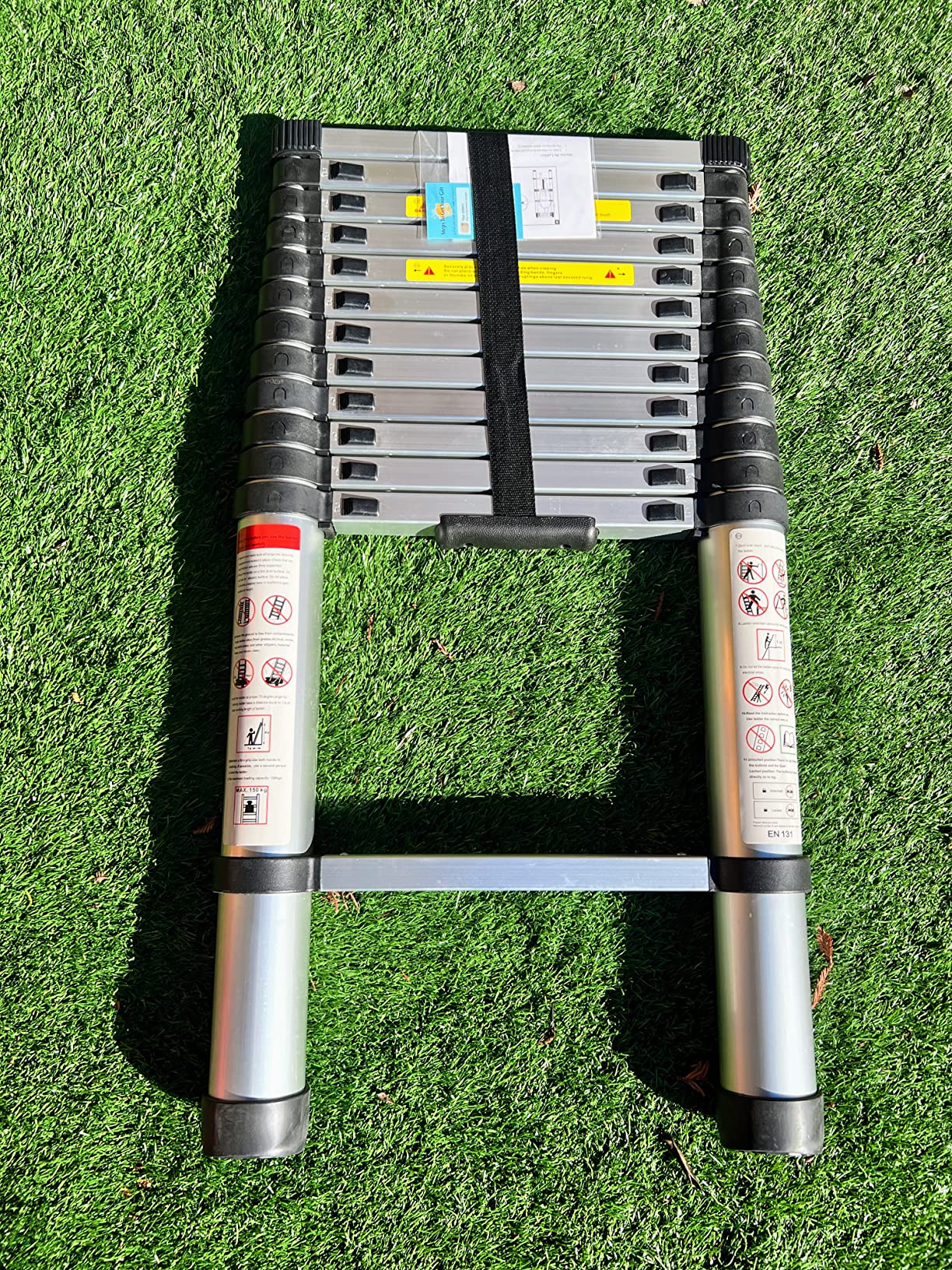 18/mo Finance Telescoping Ladder,12.5 FT MultiPurpose Collapsible