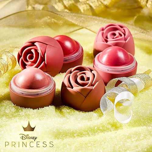 Miniatura 3 de Disney Belle Maison - Juego de maquillaje cosmético, colección esencial de maquillaje, Princess Belle Beauty and the Beast - Incluye 3 bálsamos