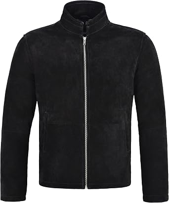 Men's Real Leather Jacket 100% Suede New Classic Fashion Casual Biker Style 5917