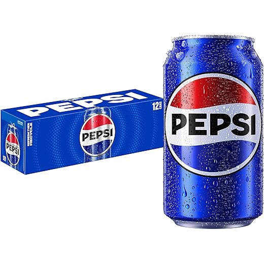 Pepsi Cola Soda, 12 Fl Oz Cans (Pack of 12)