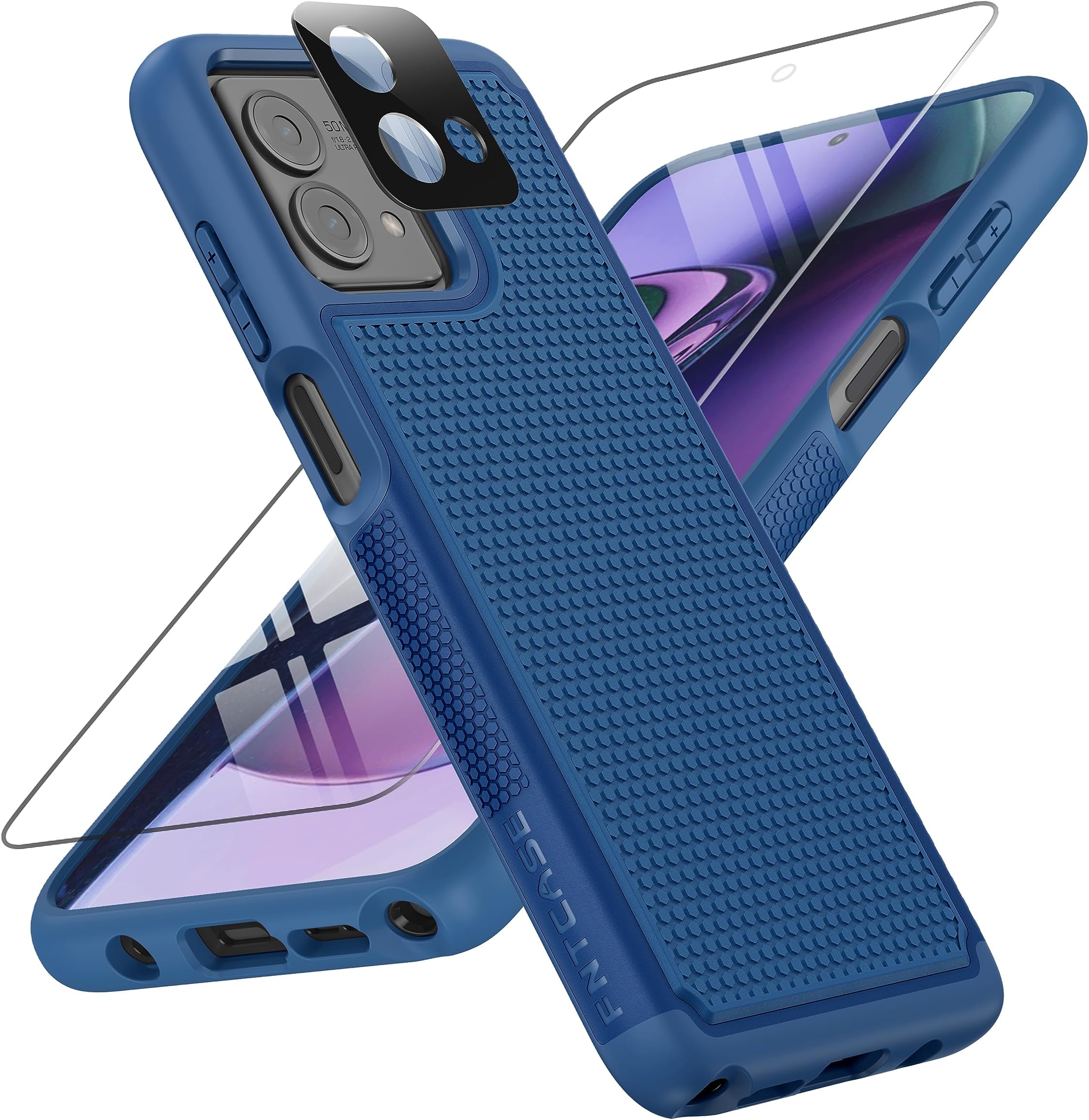 Custodia Motorola Moto G Stylus 5G 2023 Antiurto Con Supporto + Protezione Schermo Inclusa