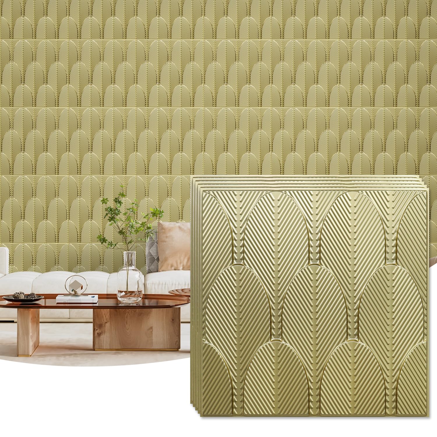 STICKGOO 3D Wall Panels Peel and Stick, Decorative PVC Wall Panels, 19. ...