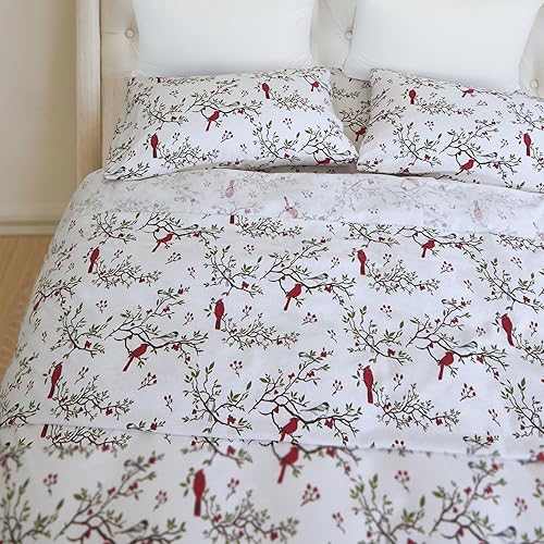 Miniatura 9 de Elegant Comfort Juego de sábanas suaves de franela de 100% algodón turco, 4 piezas, calidad premium, sábana bajera con bolsillo profundo, ultra