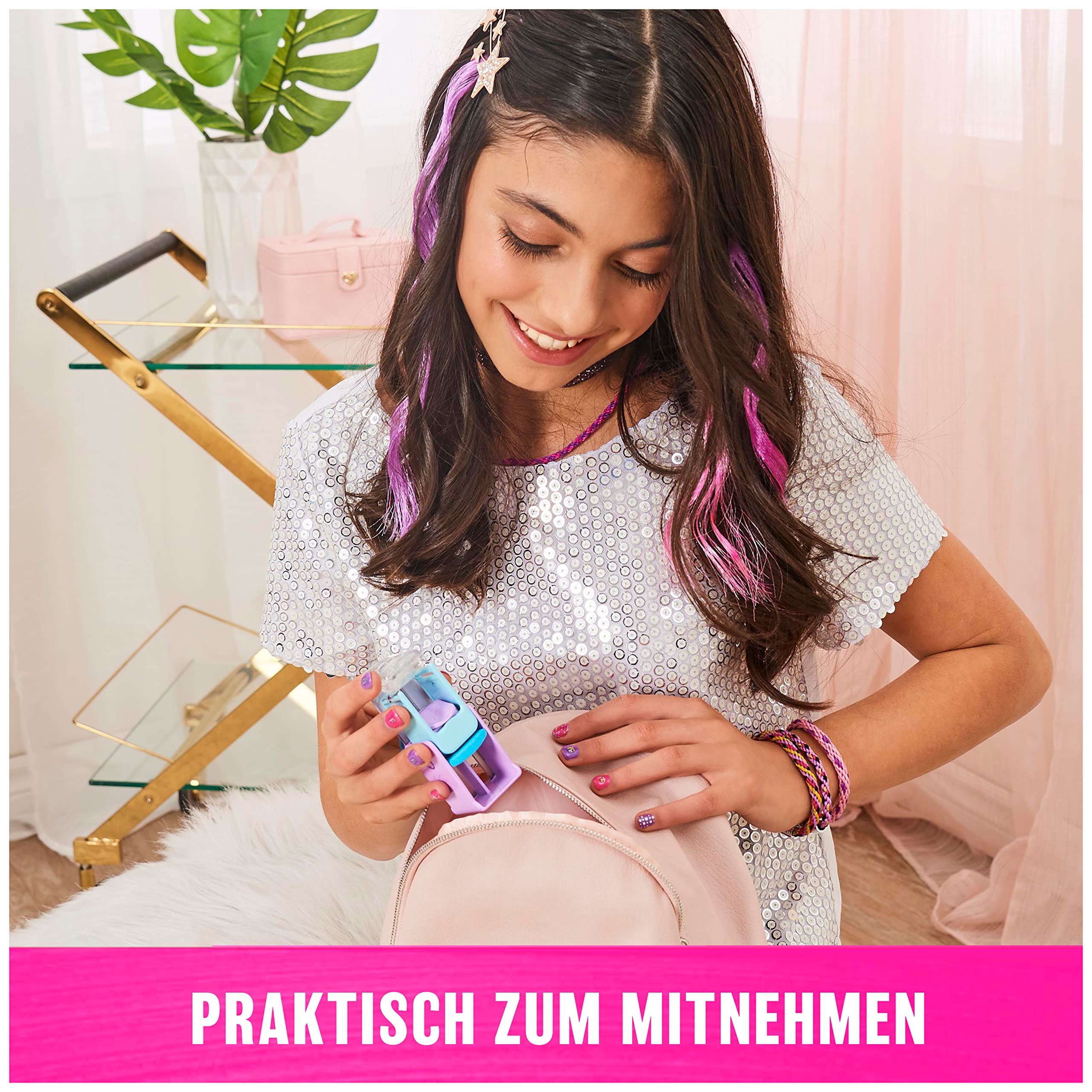 Cool MAKER Go Glam Unique Nagel Salon - Finger- und Fußnägel lackieren und mit Mustern und Motiven Bedrucken, ab 8 Jahren