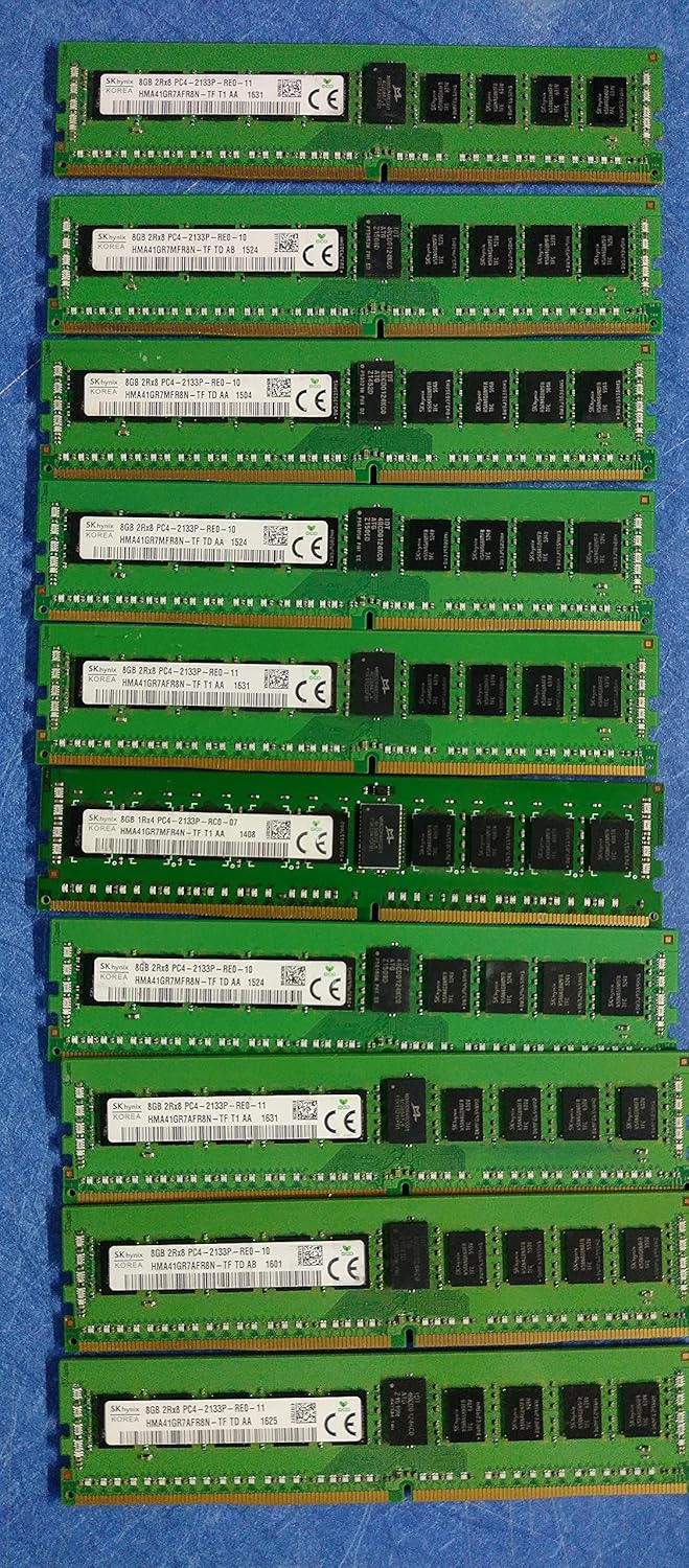 8GB RAM Fastest 2RX8 DDR4-2133 PC4-17000 ECC 288-Pin Server RAM for Supported Servers and Workstations (8GB)