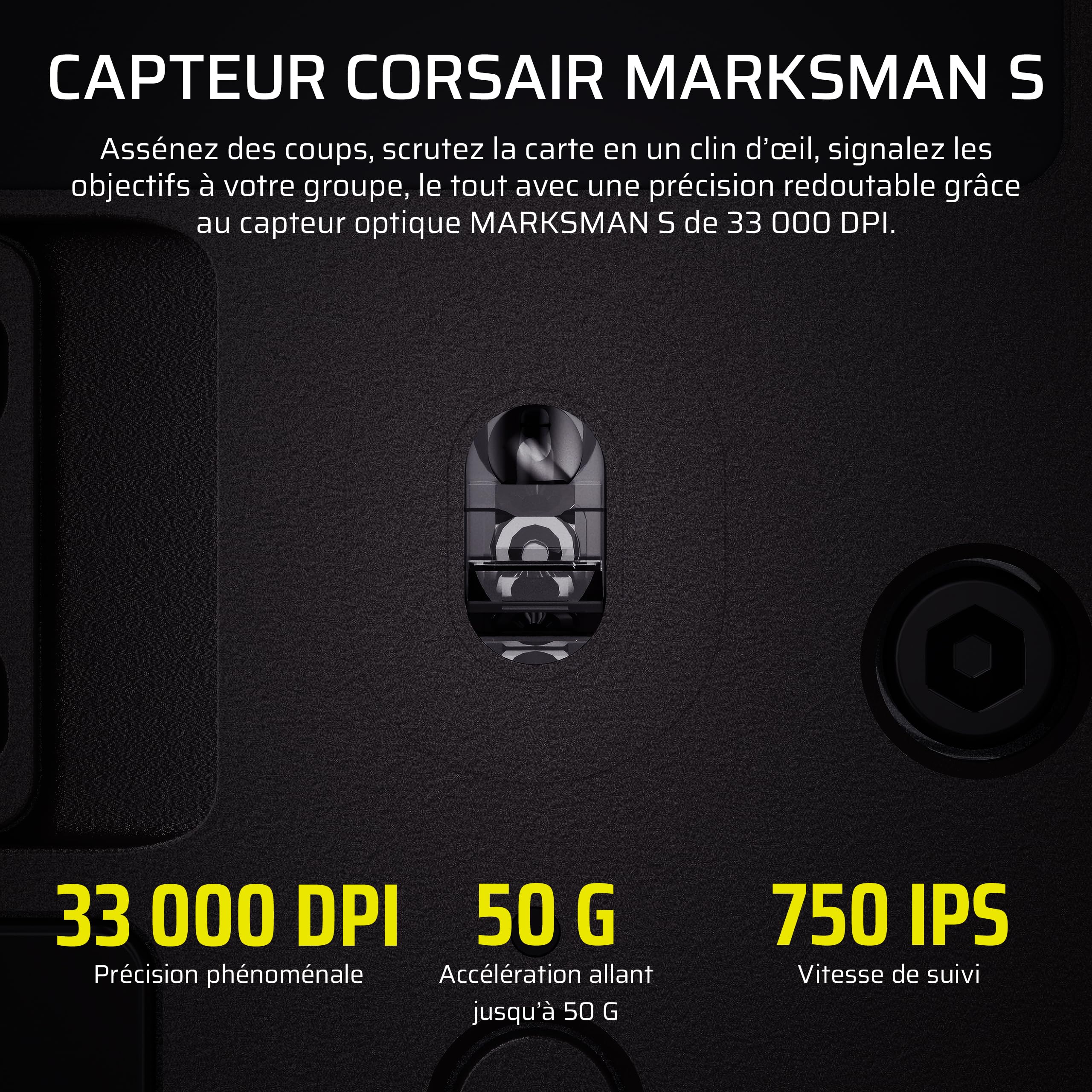Corsair Scimitar Elite Wireless SE MMO Souris de Jeu, 33 000 DPI – Gunmetal | 16 Boutons Programmables, Adjustable Key Slider, Elgato Virtual Stream Deck, 1K Hyper-Polling, Jusqu'à 150h de Batterie