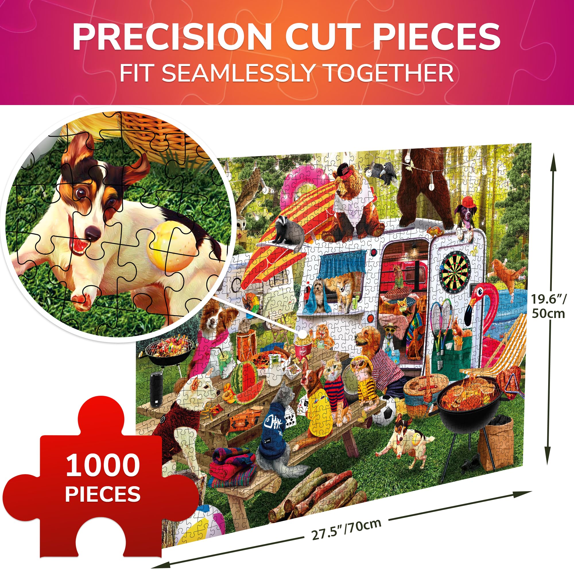 Amazon.com: QUOKKA 500 Pieces Puzzle for Adults and Up - Jigsaw