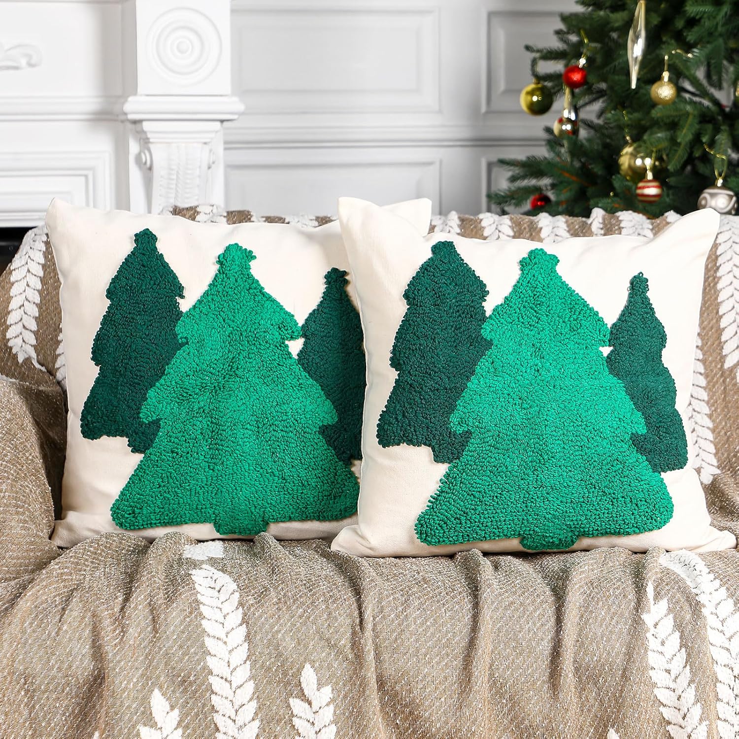 Xmas Pillow Covers 18x18