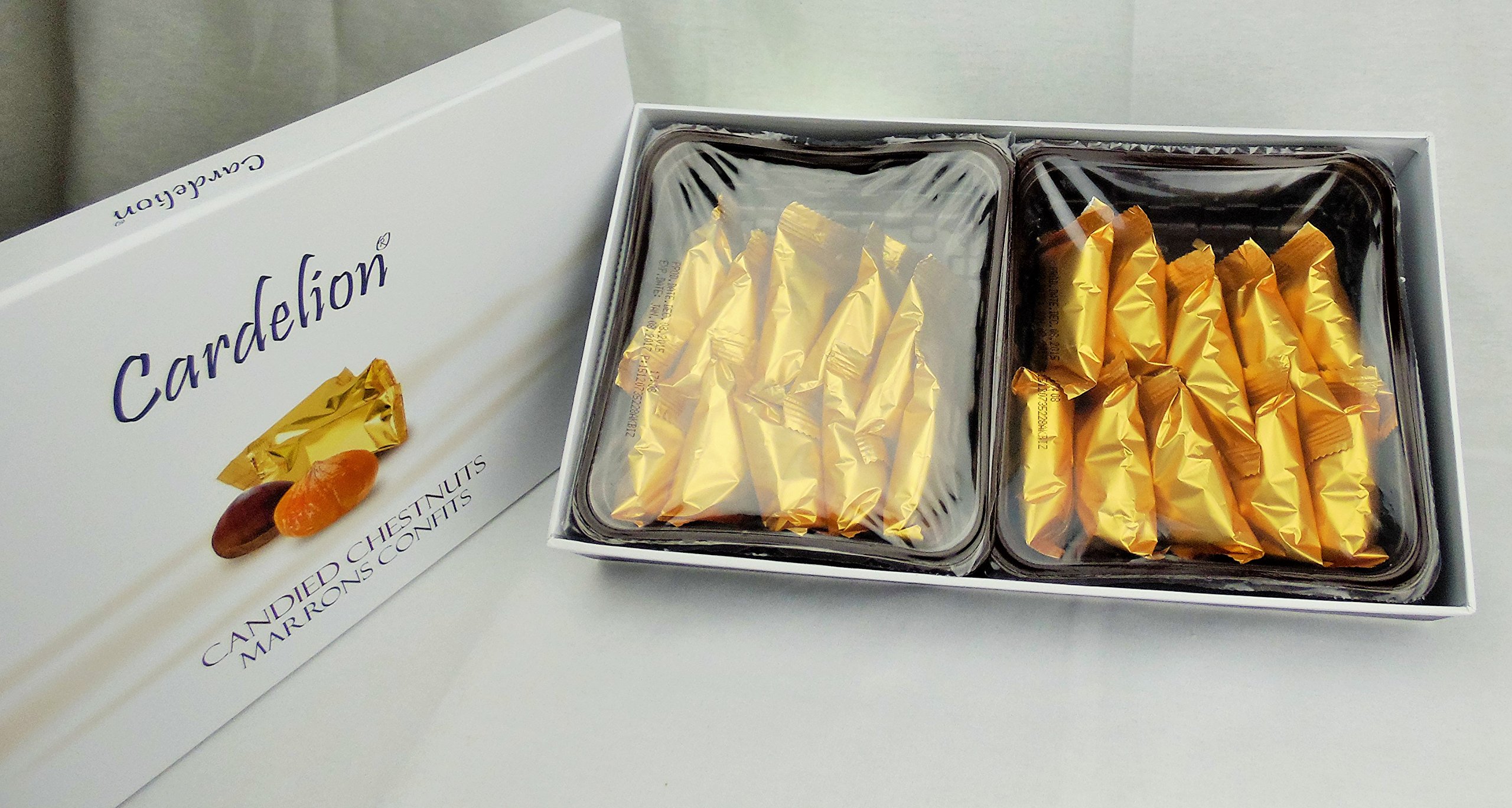 Cardelion Candied Chestnuts (360 Gram 12.6 oz, 20 Pieces)
