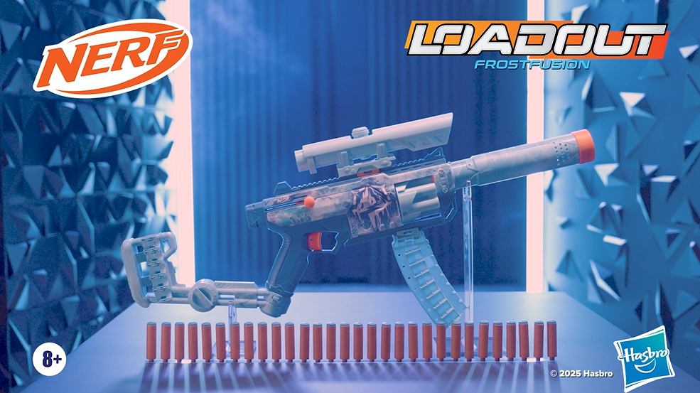 Amazon.com: Nerf Loadout FrostFusion Blaster, 4 Interchangeable