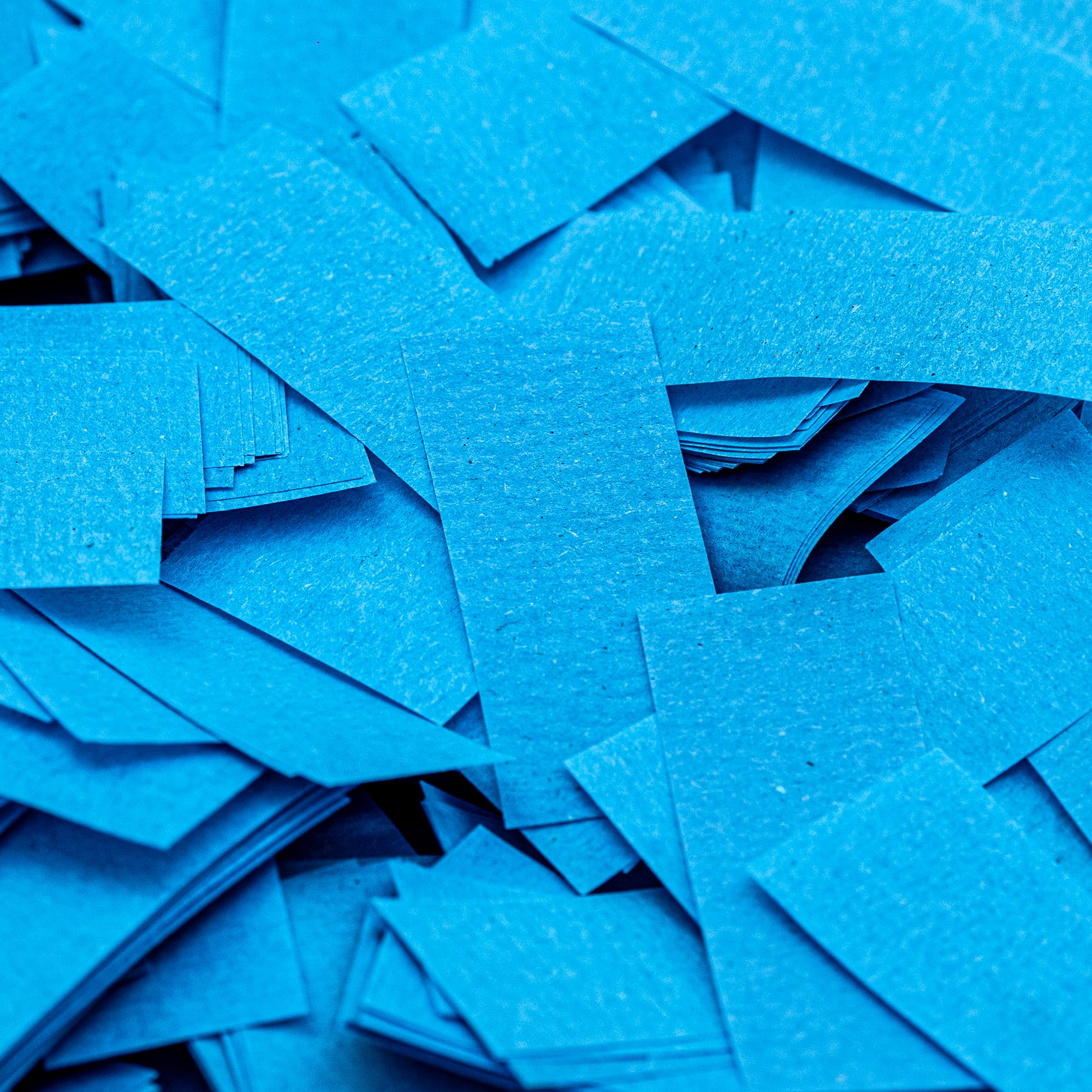 Blaues Konfetti-Papier – Großpackung 1,0 kg | 1 kg, biologisch abbaubares Seidenpapier, leicht, nicht färbend, für Veranstaltungen, Basteln, Dekorationen