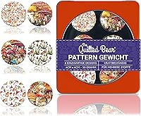 Vista 10 de El juego de pesas para patrones de The Quilted Bear – Pesas de tela resistentes a los arañazos para corte seguro de patrones, suministros de costura