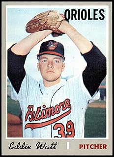 1970 Topps # 497 Eddie Watt Baltimore Orioles (Baseball Card) NM/MT Orioles