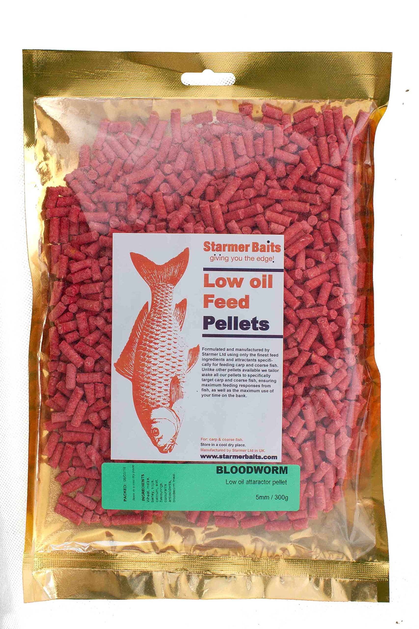 starmerbaits Bloodworm pellets / 5mm / 300g
