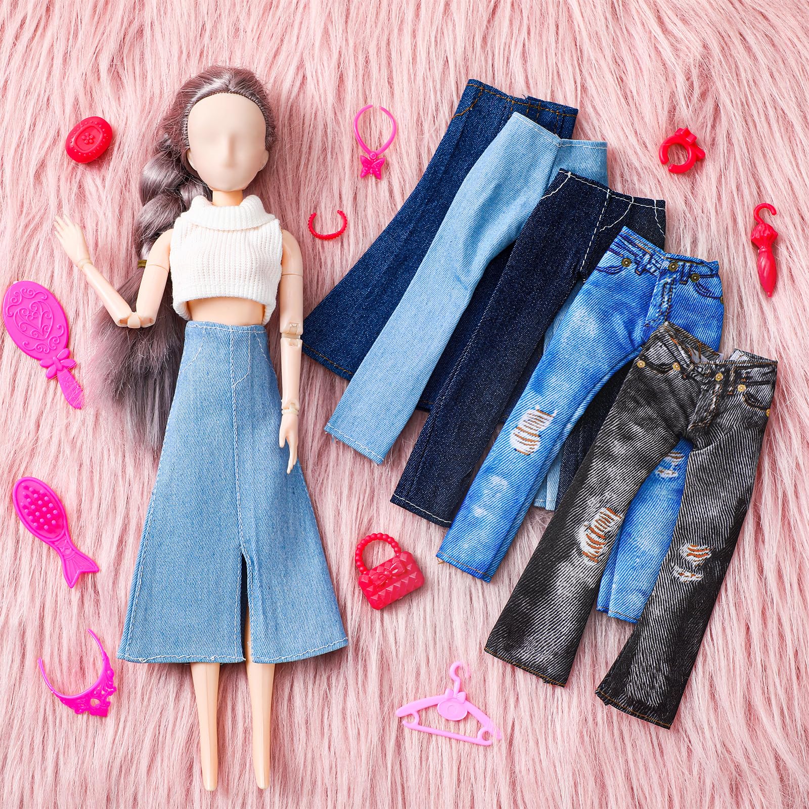 Amazon.com: Bencailor 6 Pcs Short Doll Pants Clothes Shorts Small