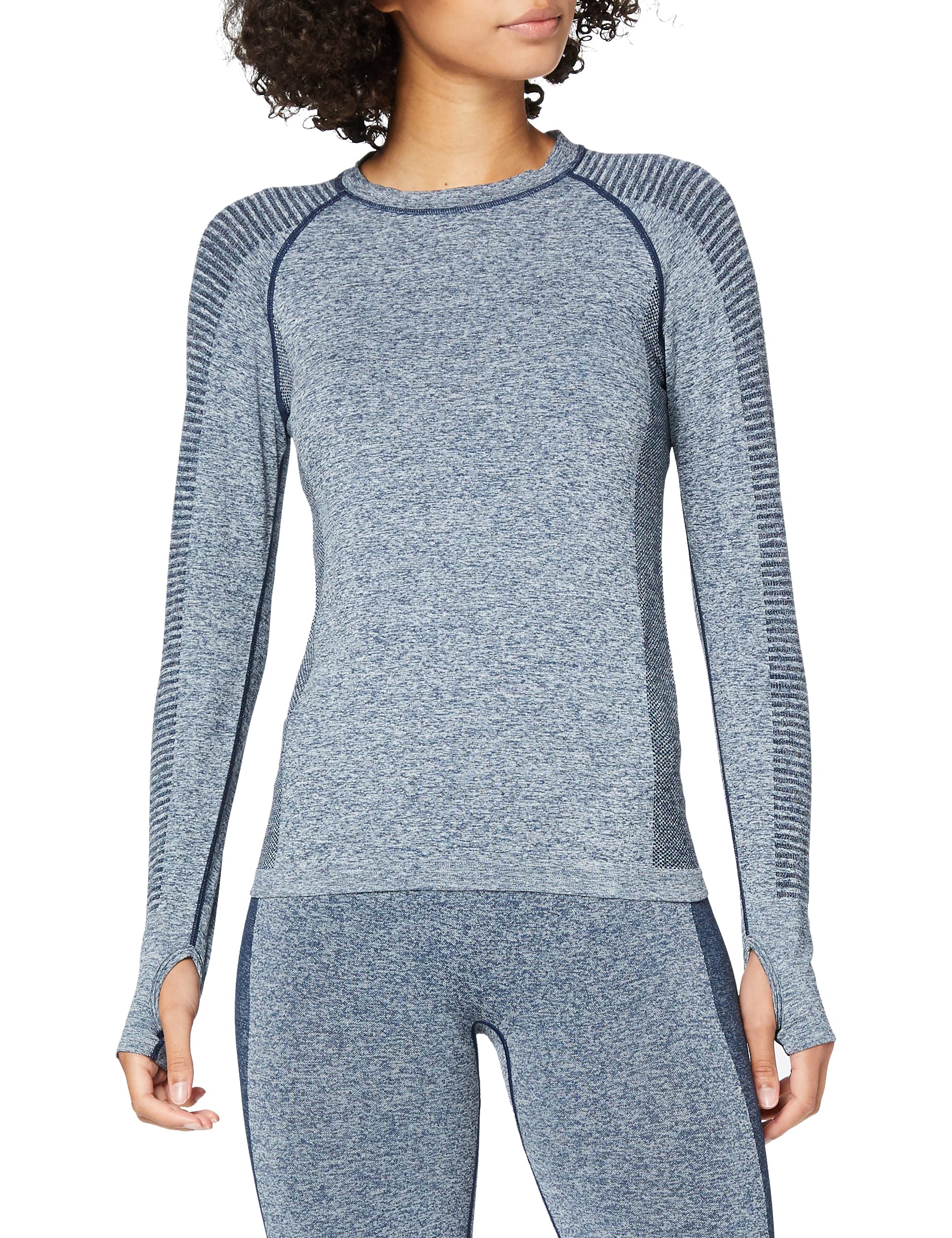 AURIQUE Women's Long Sleeve Seamless Sports Top