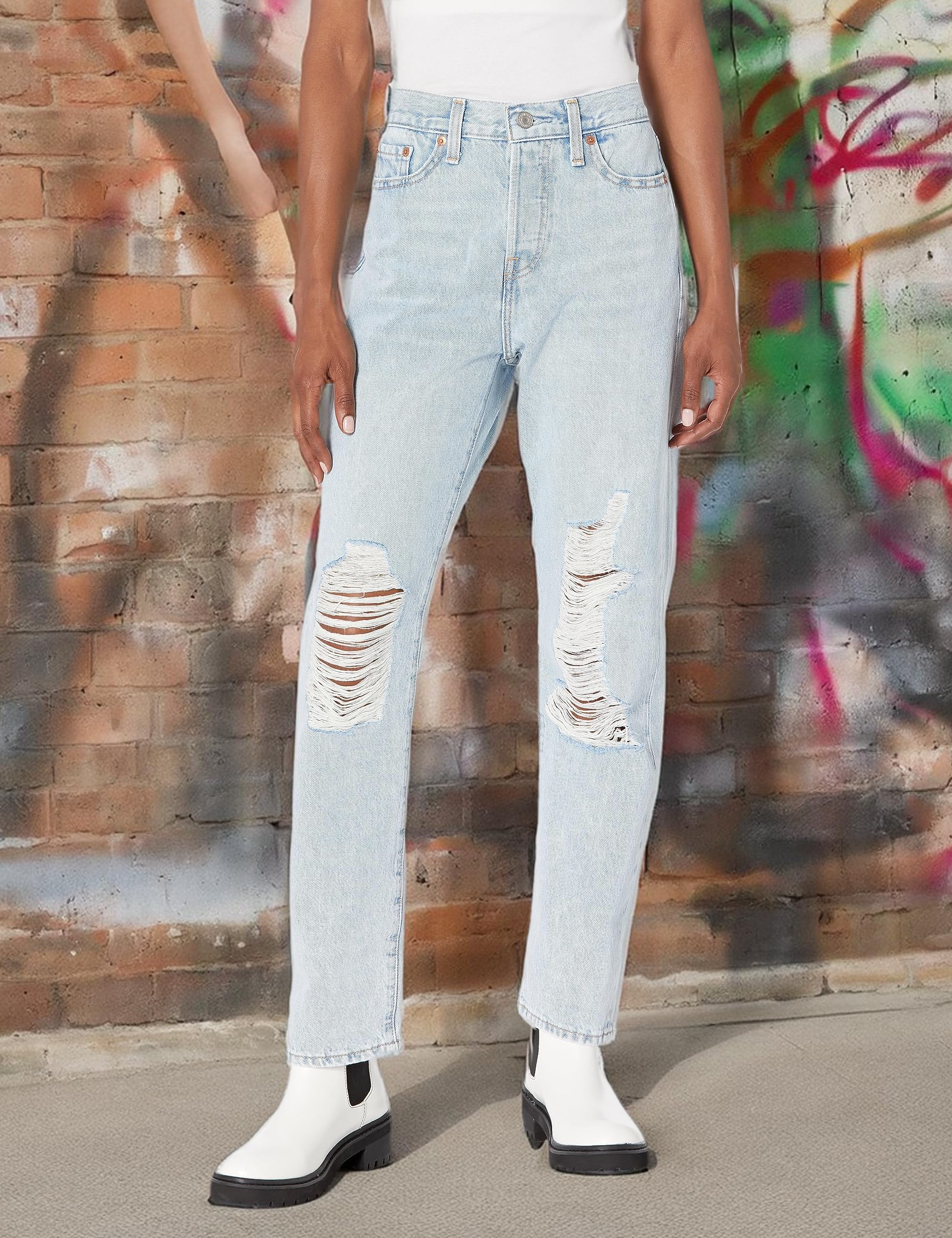Levi's Women's Wedgie Straight Jeans: 25 Flow Style