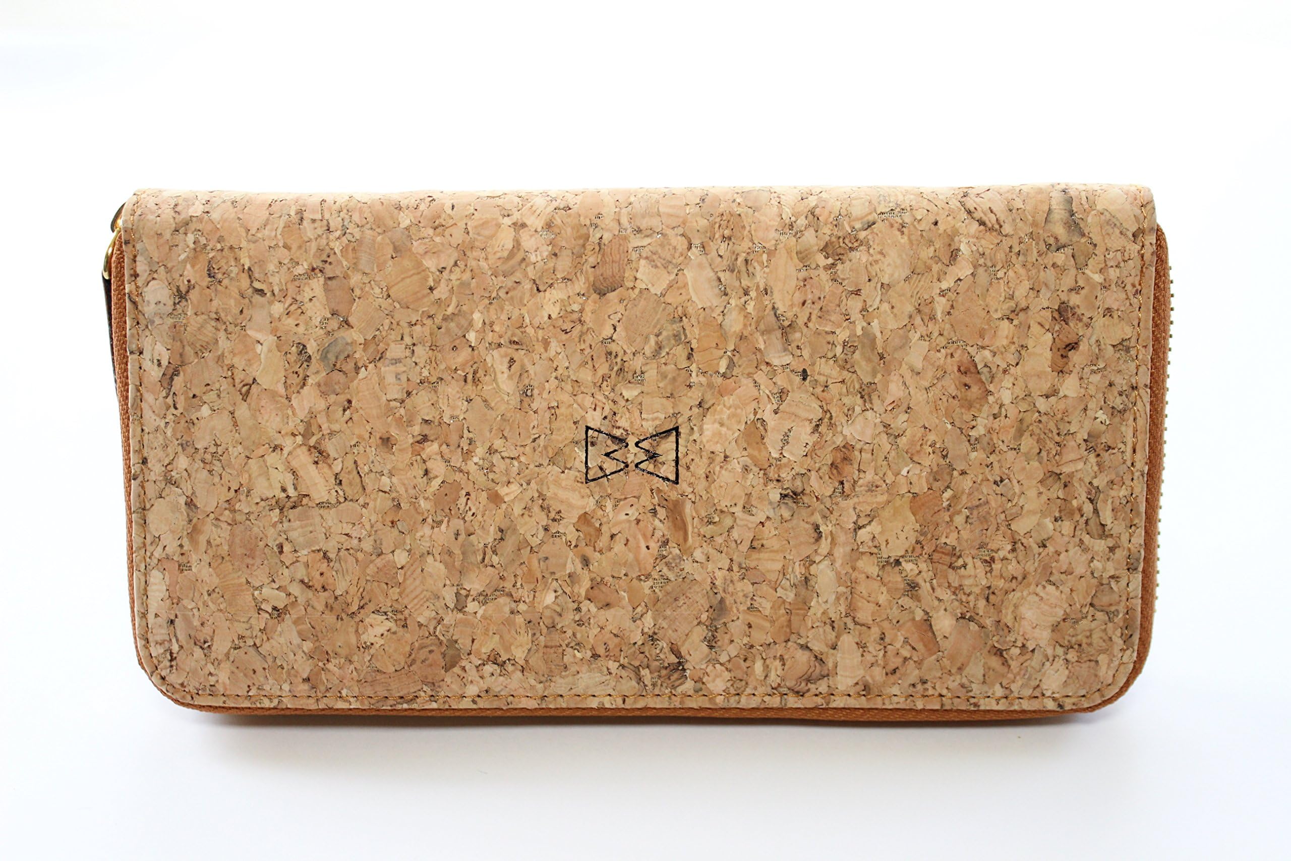 Vegan Cork Leather Clutch. RFID & NFC Blocking Security for Credit Cards. Sustainable & Eco friendly.