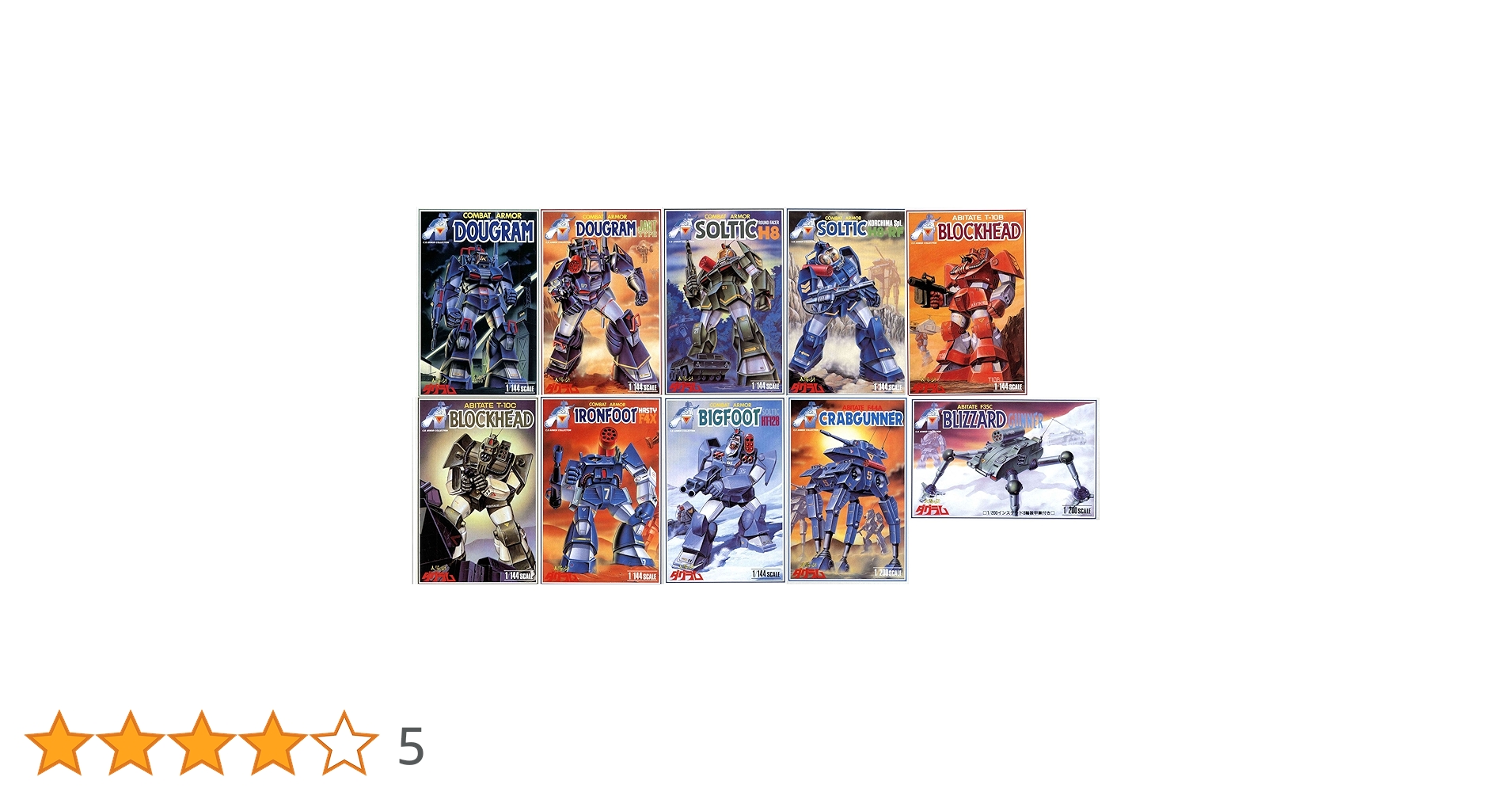 Amazon | 童友社 1/144 1/200 太陽の牙ダグラム コレクターズ